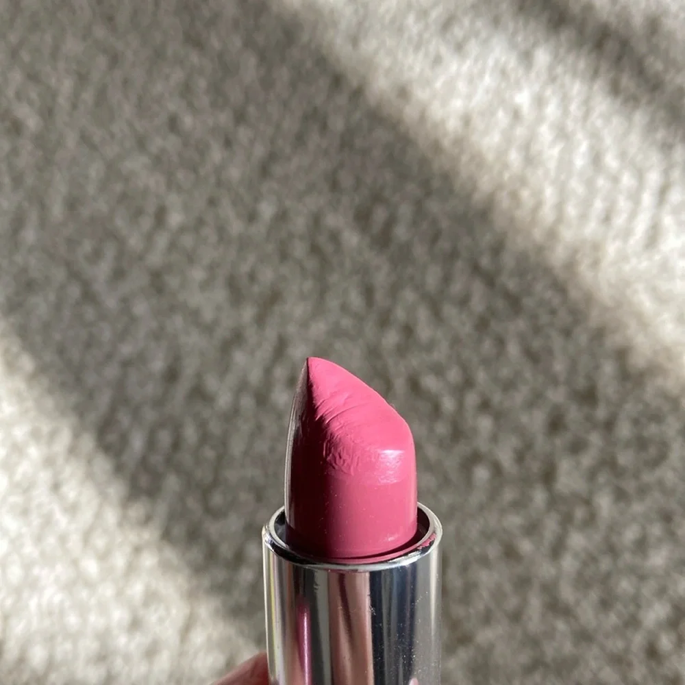 Clinique Lipstick 14 Plum Pop Full Size Like New Pink Red Neutral